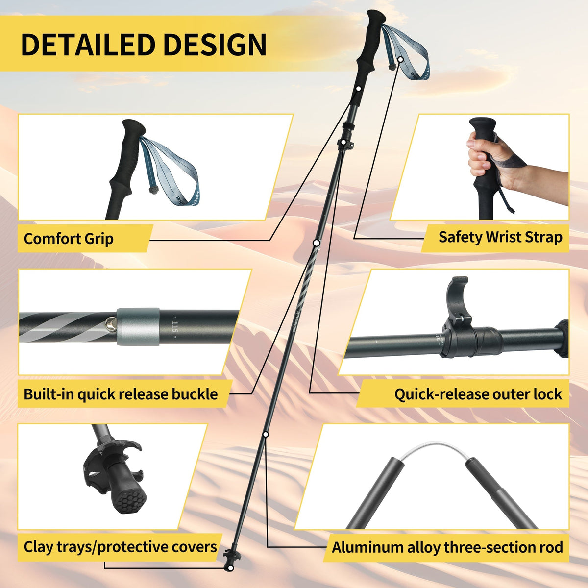 Naturehike Gale Terk PRO Trekking Poles