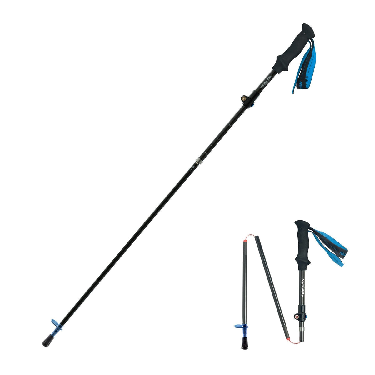 Naturehike Gale Terk EXT Full Carbon 5-section Adjustable Folding Trekking Pole (2026)