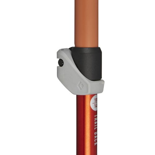 Black Diamond Trail Back Trekking Poles, Pair of 2 Lightweight Collapsible Aluminum Hiking Sticks for Trekking & Backpacking, Burnt Sienna