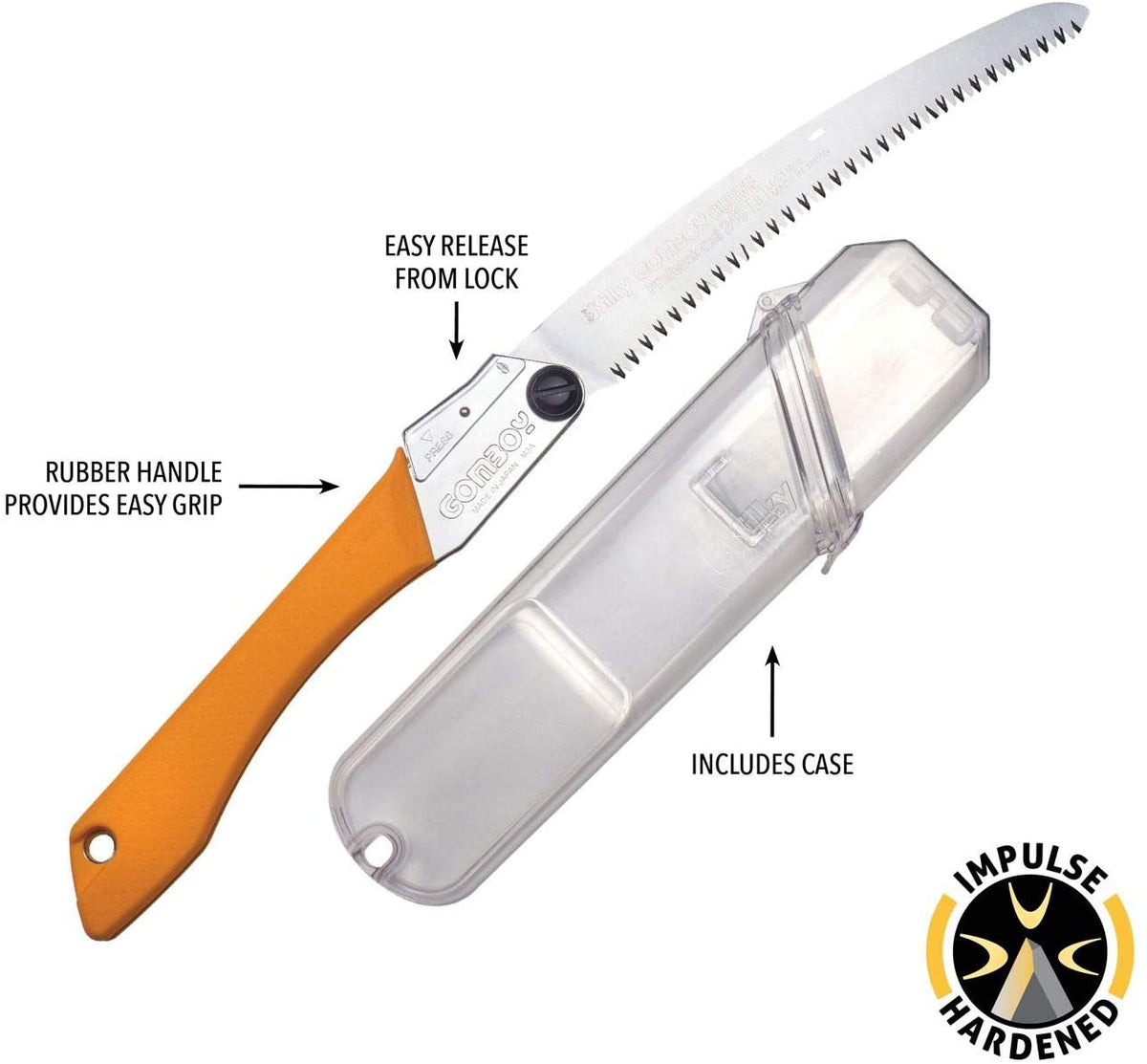 Silky Gomboy Curve Pro Folding Saw - Curved - Large Teeth (717-xx)