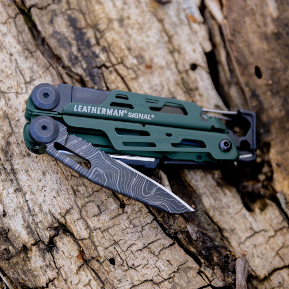 Leatherman Signal Green Topo Pliers Multi-tool
