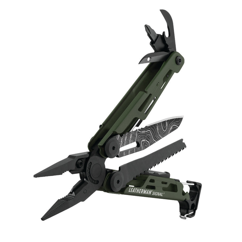 Leatherman Signal Green Topo Pliers Multi-tool
