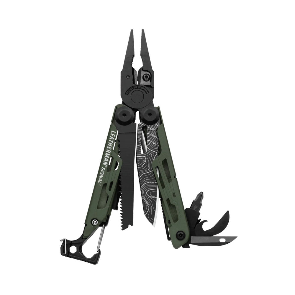 Leatherman Signal Green Topo Pliers Multi-tool