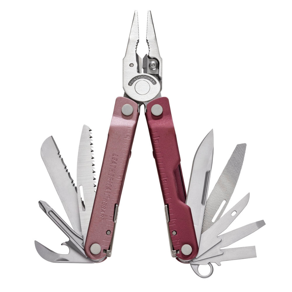 Leatherman Rebar Heathered Cranberry Pliers Multi-tool