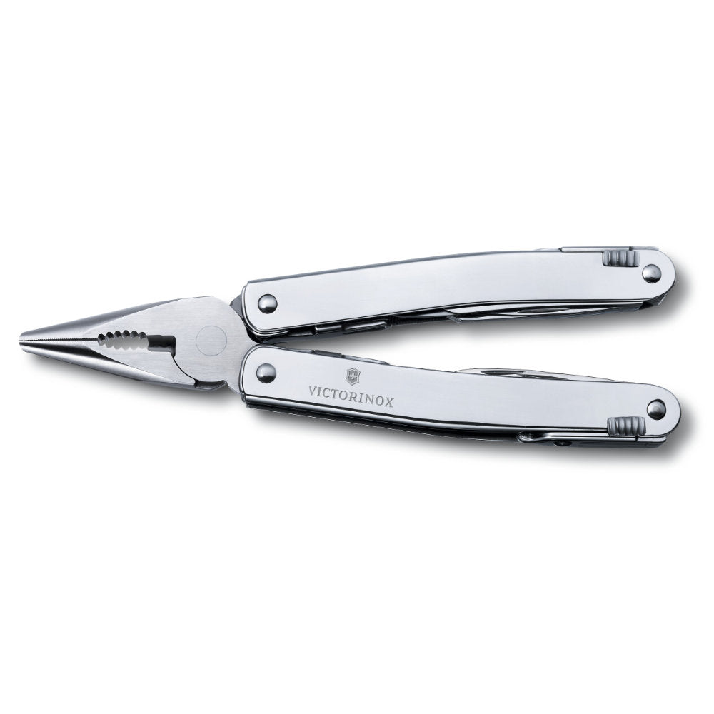 Victorinox SwissTool Spirit Plus Ratchet Pointed Multi-tool with Leather Box Sheath
