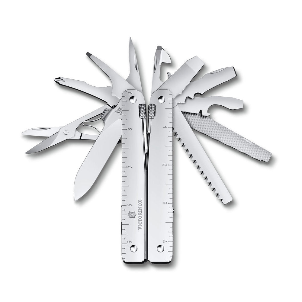 Swiss Army SwissTool MX Silver with Nylon Pouch