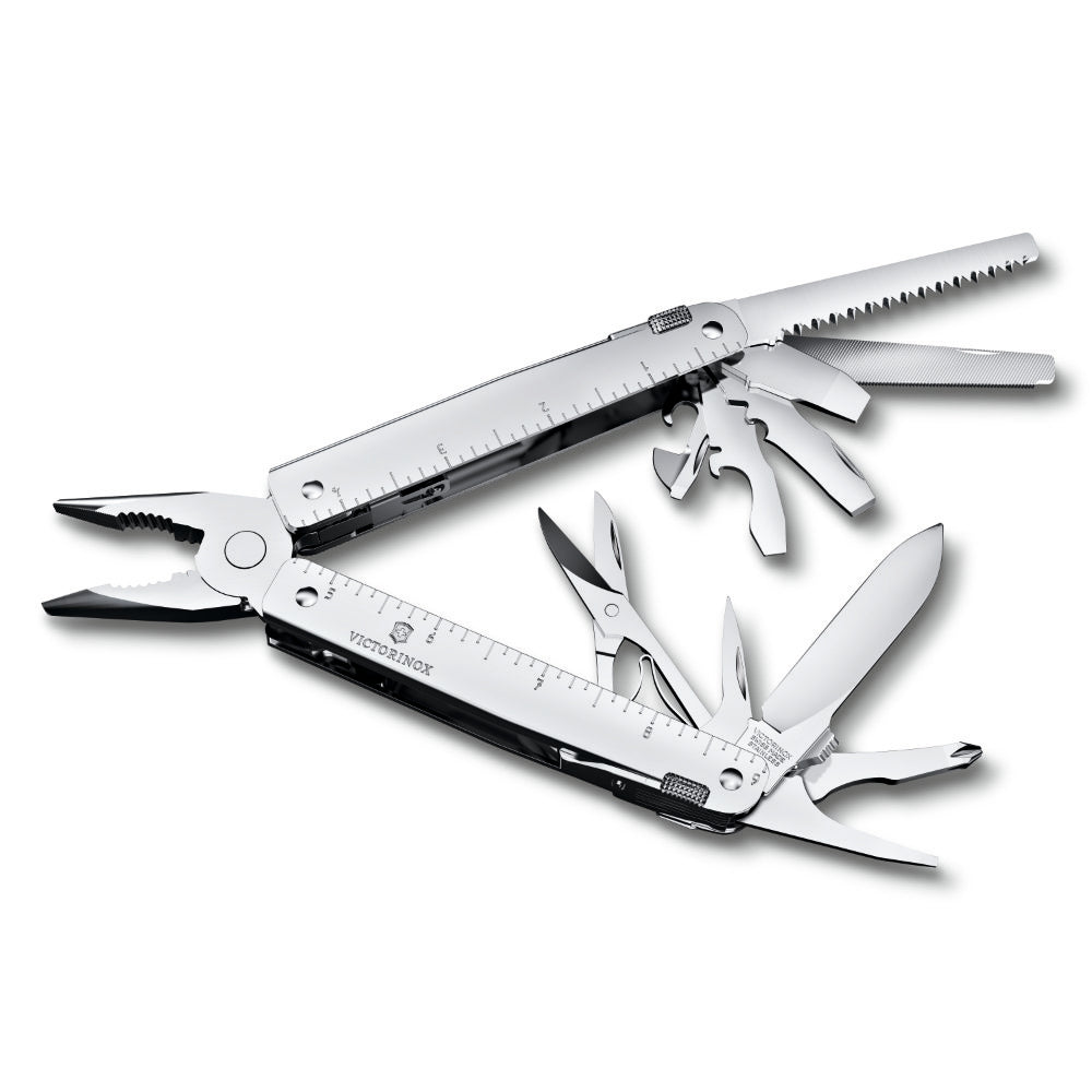 Swiss Army SwissTool MX Silver with Nylon Pouch