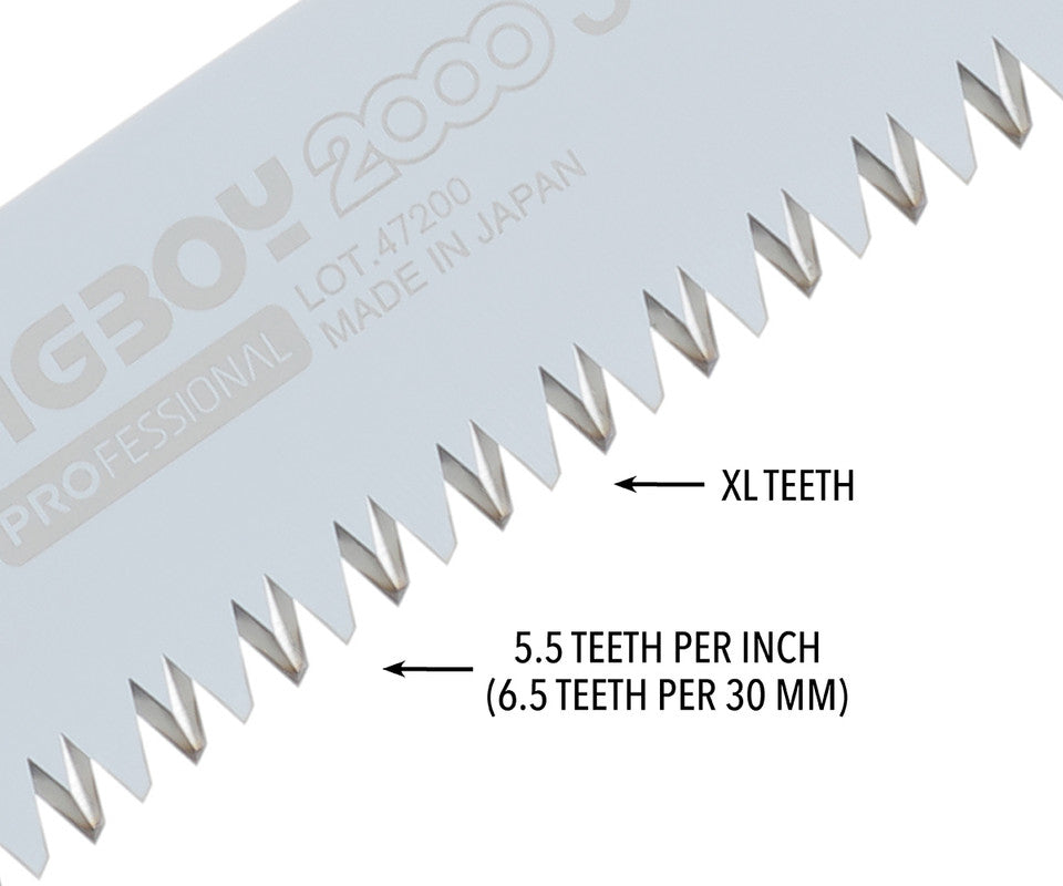 Silky Bigboy 2000 Folding Saw 360 - Curved - XLarge Teeth - Replacement Blade (357-36)