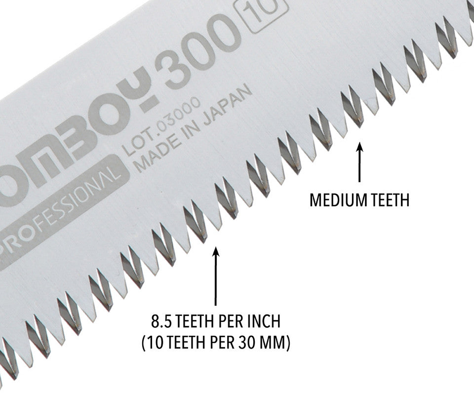Silky Gomboy Folding Saw - Straight - Medium Teeth (121-xx)