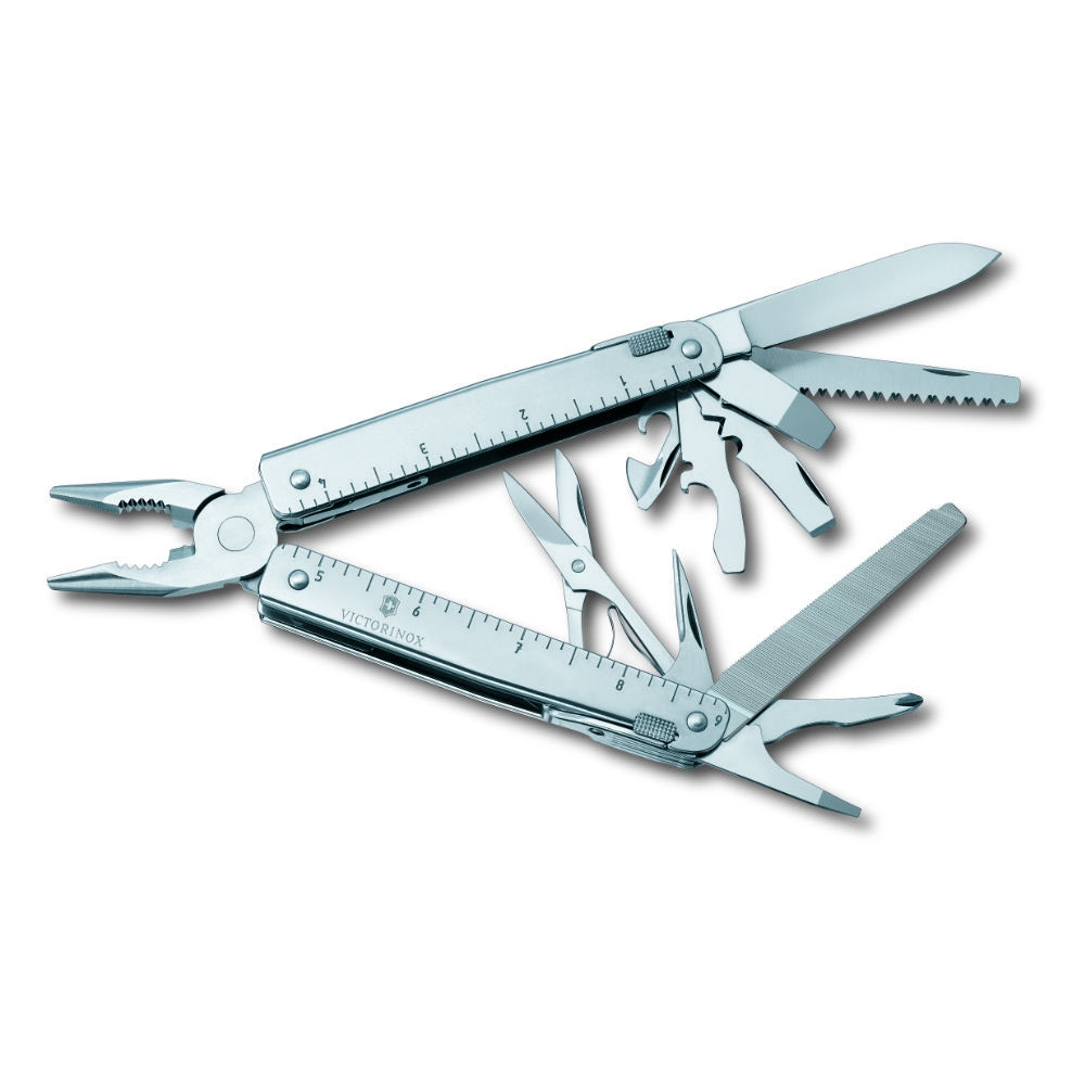 Victorinox SwissTool CS Plus Multi-tool with Leather Belt Pouch and Bit Wrench Set